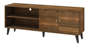 Amidon - TV Stand, With 2 Storage Shelves And 1 Cabinet - R&R Furniture Gallery (Fountain Valley, CA)