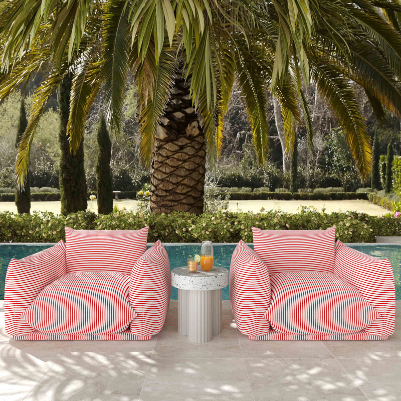 Saint Tropez - Stuffed Outdoor Armchair - R&R Furniture Gallery (Fountain Valley, CA)