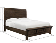 Verna - Sleigh Bed - R&R Furniture Gallery (Fountain Valley, CA)