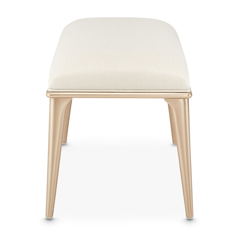 La Rachelle - Bed Bench - Champagne - R&R Furniture Gallery (Fountain Valley, CA)