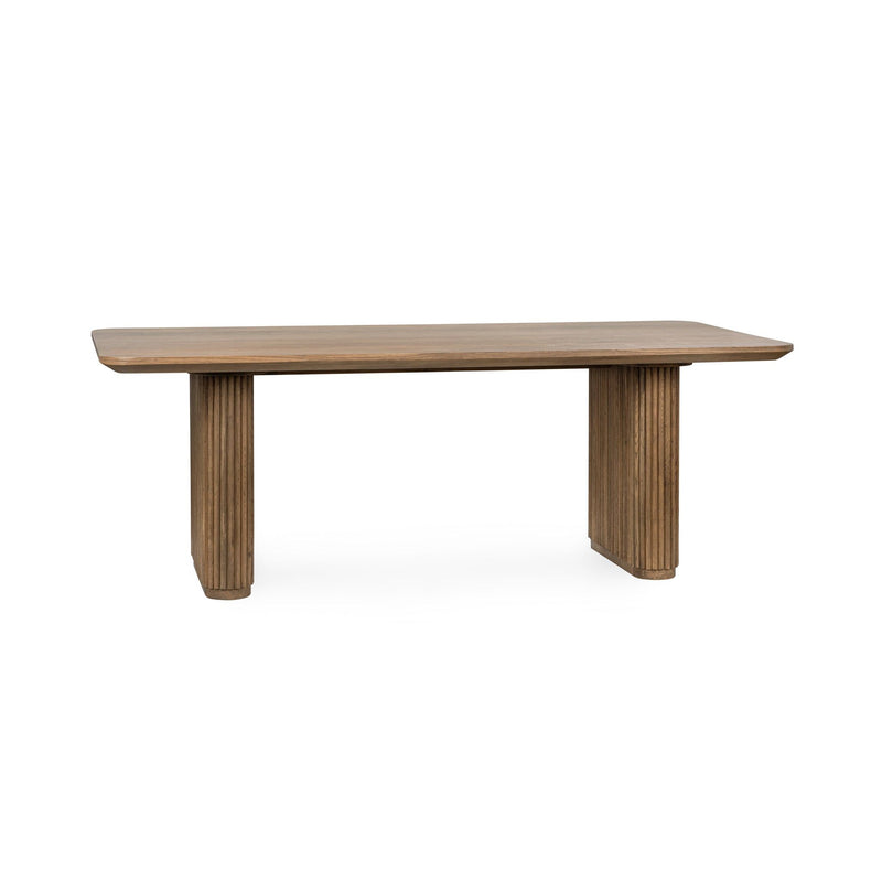 Vander - Oak Wood 84" Dining Table - R&R Furniture Gallery (Fountain Valley, CA)
