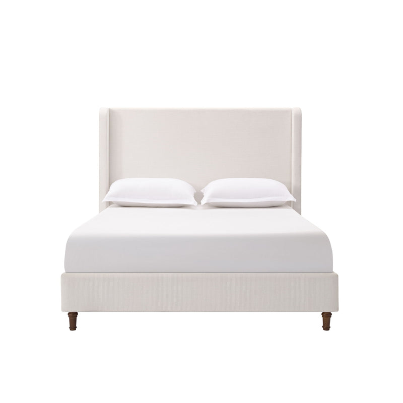 Harper - Tall Headboard Upholstered Bed / High Headboard / Elegant Simplicity / No Box Spring Needed - R&R Furniture Gallery (Fountain Valley, CA)