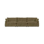 Classic Home Caplan modular sectional in a neutral fabric, featuring clean lines and plush cushions for modern living spaces.