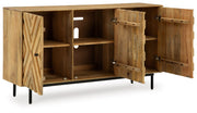 Cadewick - Accent Cabinet - Natural - R&R Furniture Gallery (Fountain Valley, CA)