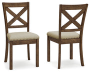 Moriville - Dining UPH Side Chair (Set of 2) - Beige - R&R Furniture Gallery (Fountain Valley, CA)