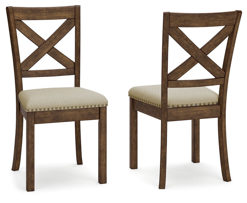 Moriville - Dining UPH Side Chair (Set of 2) - Beige - R&R Furniture Gallery (Fountain Valley, CA)