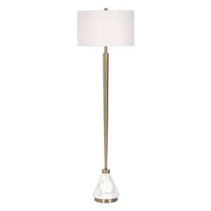 Curran - Tapered Metal Floor Lamp - White