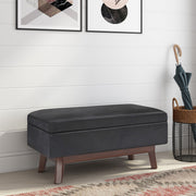 Owen - Upholstered Rectangular Storage Ottoman - R&R Furniture Gallery (Fountain Valley, CA)