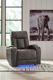 Feazada - Power Recliner With Adj Headrest - R&R Furniture Gallery (Fountain Valley, CA)