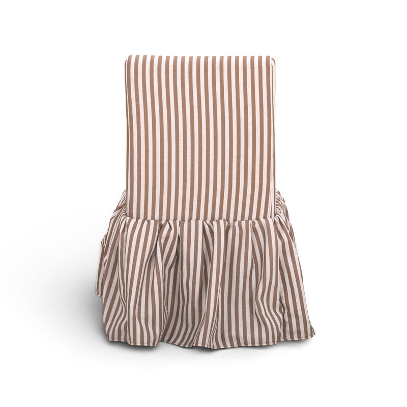 Gertrude - Striped Linen Dining Chair