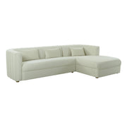 Callie - Velvet Sectional - RAF - R&R Furniture Gallery (Fountain Valley, CA)