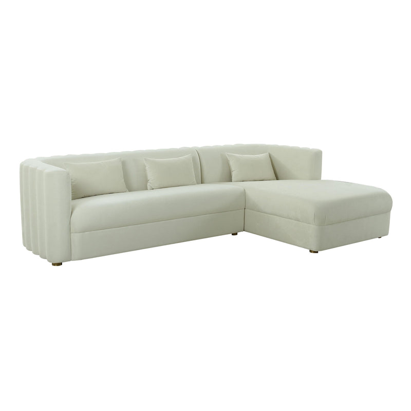 Callie - Velvet Sectional - RAF - R&R Furniture Gallery (Fountain Valley, CA)