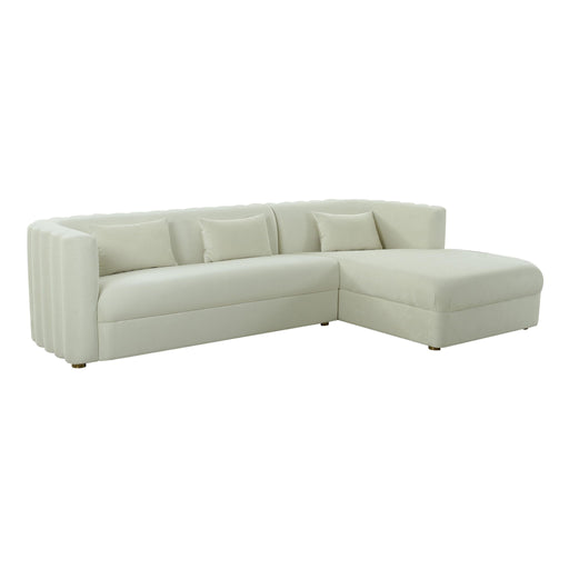 Callie - Velvet Sectional - RAF - R&R Furniture Gallery (Fountain Valley, CA)
