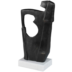 Proud Mary - Sculpture - Bronze / White