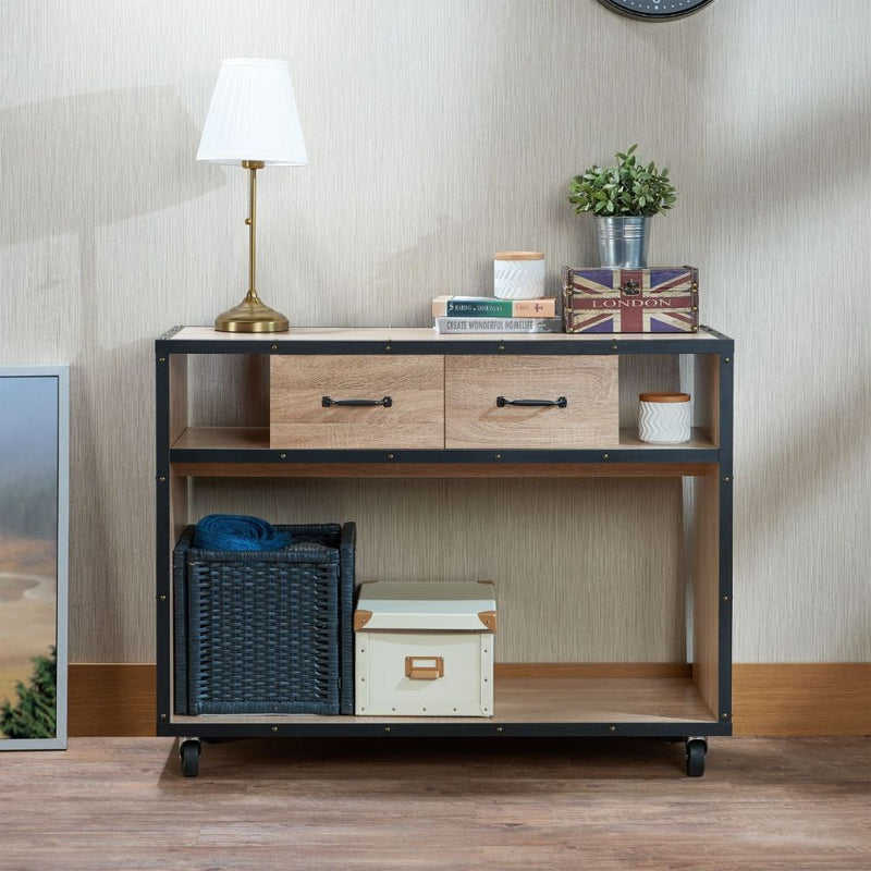 Bemis - Accent Table - Weathered Light Oak - R&R Furniture Gallery (Fountain Valley, CA)