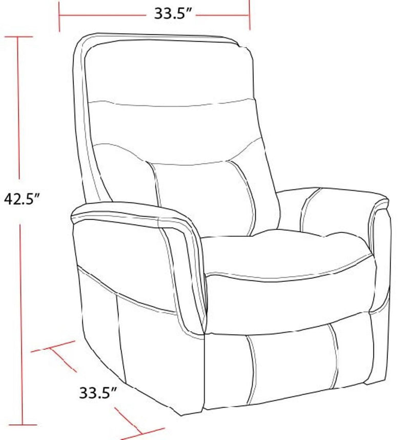 Gemini - 33.5" Swivel Glider Recliner (Set of 2) - R&R Furniture Gallery (Fountain Valley, CA)