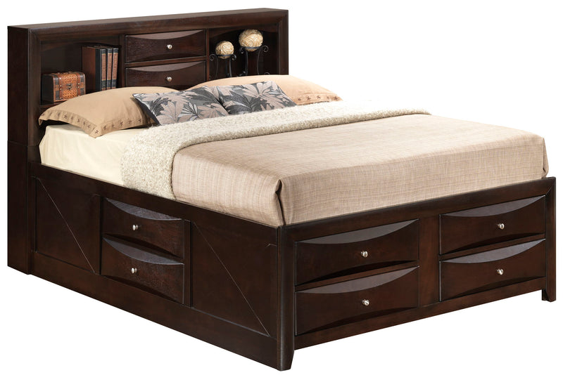 Marilla - Storage Bed With Bookcase Headboard - R&R Furniture Gallery (Fountain Valley, CA)