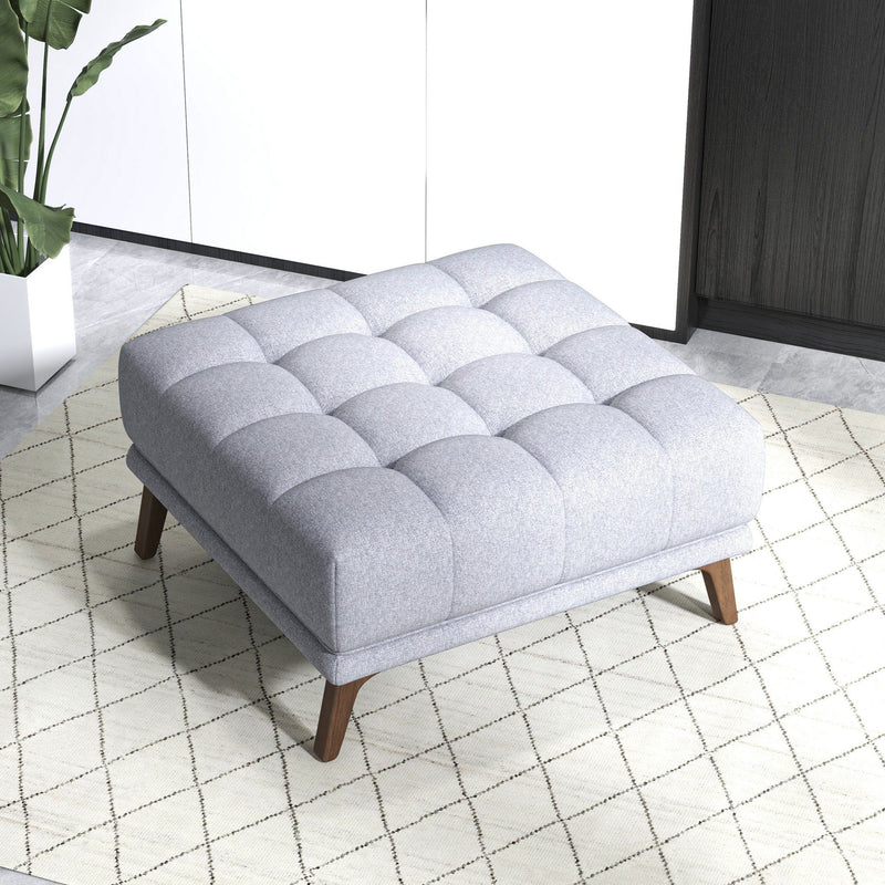 Addison - Square Upholstered Ottoman - R&R Furniture Gallery (Fountain Valley, CA)