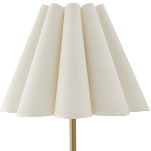 Lilabet - Fluted Shade Table Lamp - Gold