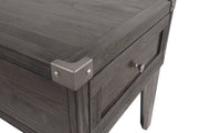 Todoe - Rectangular End Table - Dark Gray - R&R Furniture Gallery (Fountain Valley, CA)