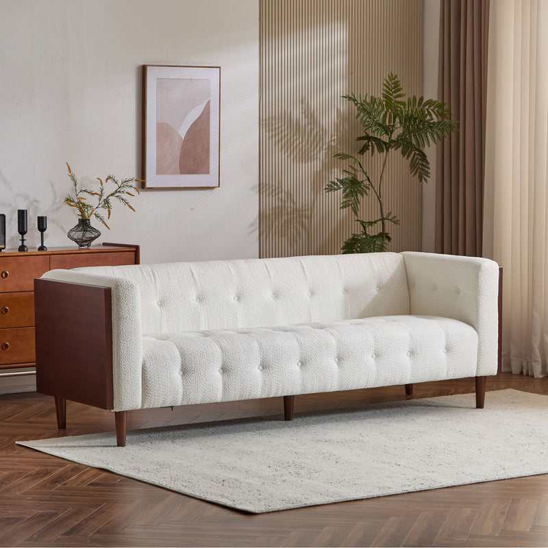 Contemporary 3 Seater Sofa With Tufted Design - R&R Furniture Gallery (Fountain Valley, CA)