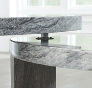 Surmour - Stacked Cocktail Table - Gray / Brown - R&R Furniture Gallery (Fountain Valley, CA)