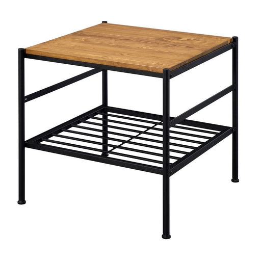 Kande - End Table - Oak & Black - R&R Furniture Gallery (Fountain Valley, CA)