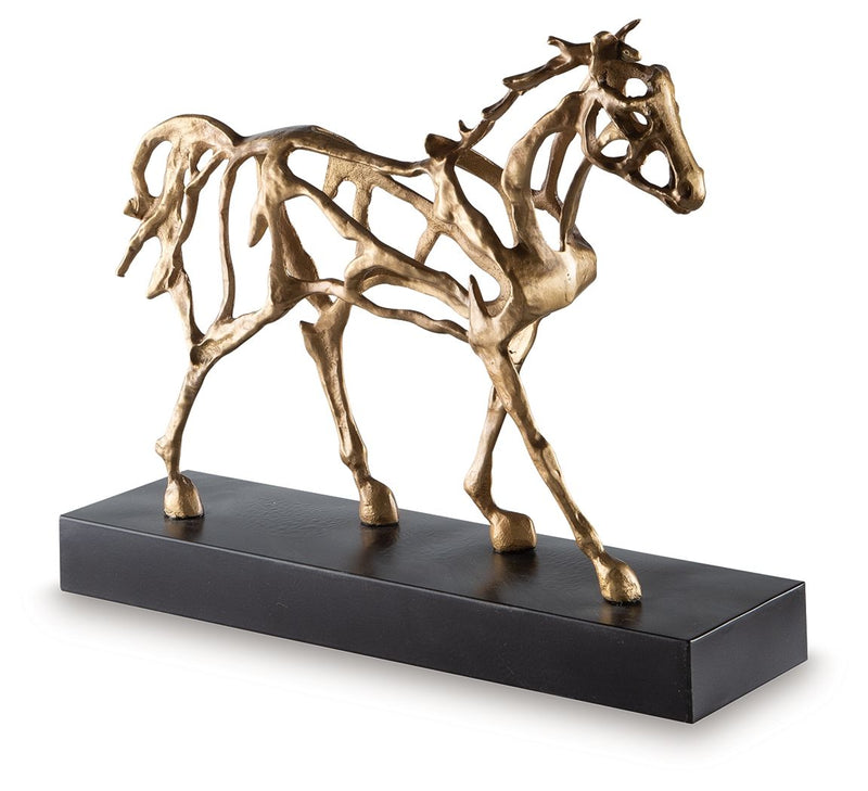 Grainville - Sculpture - Antique Gold Finish - R&R Furniture Gallery (Fountain Valley, CA)