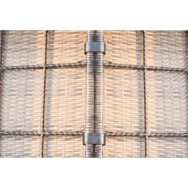 Comfortable Modern Patio Rattan Sectional Set With Cushions - R&R Furniture Gallery (Fountain Valley, CA)