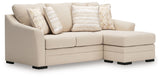 Lango - Queen Sofa Chaise Sleeper - Jute - R&R Furniture Gallery (Fountain Valley, CA)