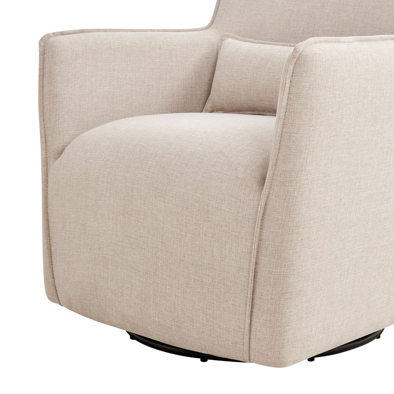 Ayla - Swivel Accent Chair With Matching Lumbar Pillow