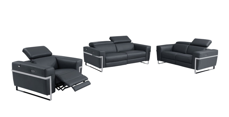 990 - Power Reclining Set With Power Headrest - R&R Furniture Gallery (Fountain Valley, CA)