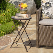 Silvester - End Table - Beige / Black - R&R Furniture Gallery (Fountain Valley, CA)