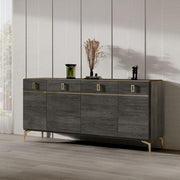 Venezia - Server - Gray - R&R Furniture Gallery (Fountain Valley, CA)