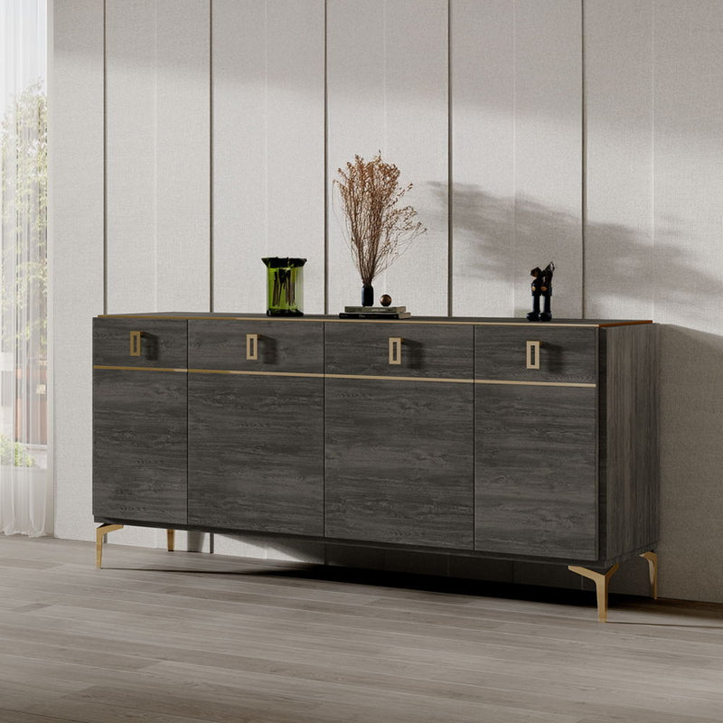 Venezia - Server - Gray - R&R Furniture Gallery (Fountain Valley, CA)