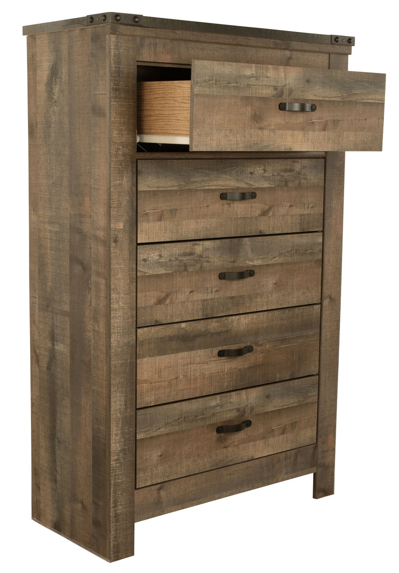 Trinell - Five Drawer Chest - Brown - R&R Furniture Gallery (Fountain Valley, CA)