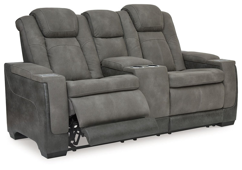 Next-Gen Durapella - Power Reclining Loveseat - R&R Furniture Gallery (Fountain Valley, CA)