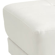 Contemporary upholstered Ottoman from Glory Furniture, stylish living room accent with soft fabric and modern design.