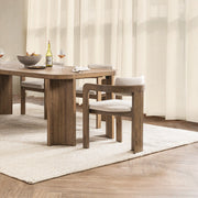 Labelle - Dining Armchair - Tan Oak - R&R Furniture Gallery (Fountain Valley, CA)