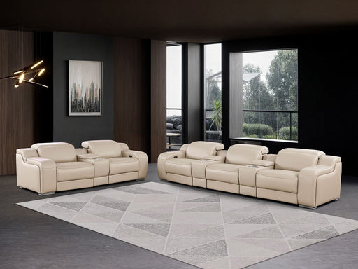 1116 - 8-Piece Modular Power Reclining Sofa, Loveseat & Chair Set In With 5 Power Recliners & Power Headrests - R&R Furniture Gallery (Fountain Valley, CA)