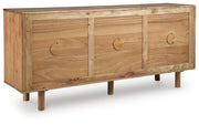 Adway - Accent Cabinet - Natural Brown - R&R Furniture Gallery (Fountain Valley, CA)