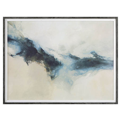 Beige abstract framed canvas art by Uttermost, featuring modern, textured design suitable for contemporary decor.