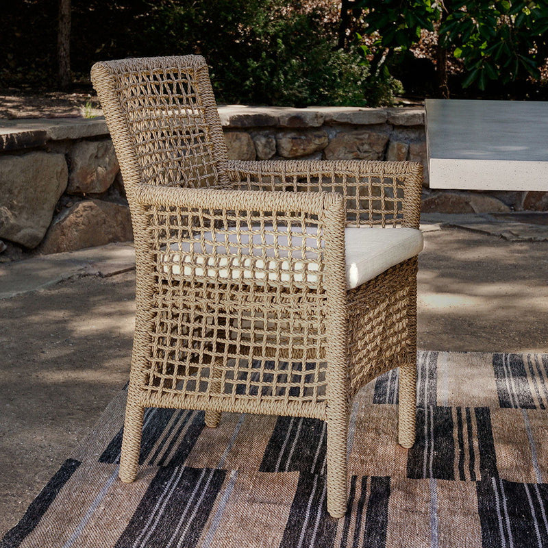 Brisbane - Outdoor Dining Chair - Natural - R&R Furniture Gallery (Fountain Valley, CA)
