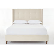 Peyton - Upholstered Bed With 54" High Headboard, Traditional Hand Buttoned Tufting - R&R Furniture Gallery (Fountain Valley, CA)