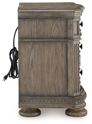 Ardenfield - Three Drawer Night Stand - Light Brown - R&R Furniture Gallery (Fountain Valley, CA)