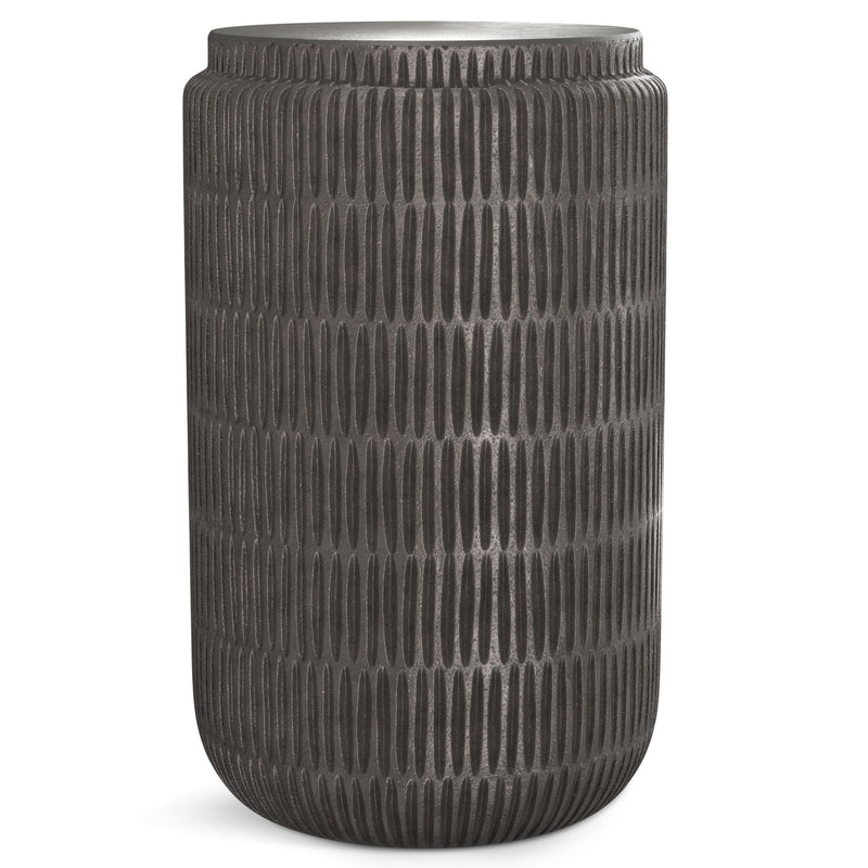 Juno - Cast Aluminum Side Table - Black - R&R Furniture Gallery (Fountain Valley, CA)