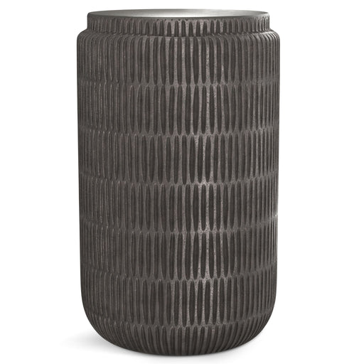 Juno - Cast Aluminum Side Table - Black - R&R Furniture Gallery (Fountain Valley, CA)