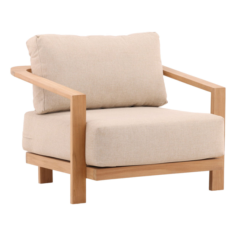 Redford - Outdoor Sofa Chair - Sand And Natural