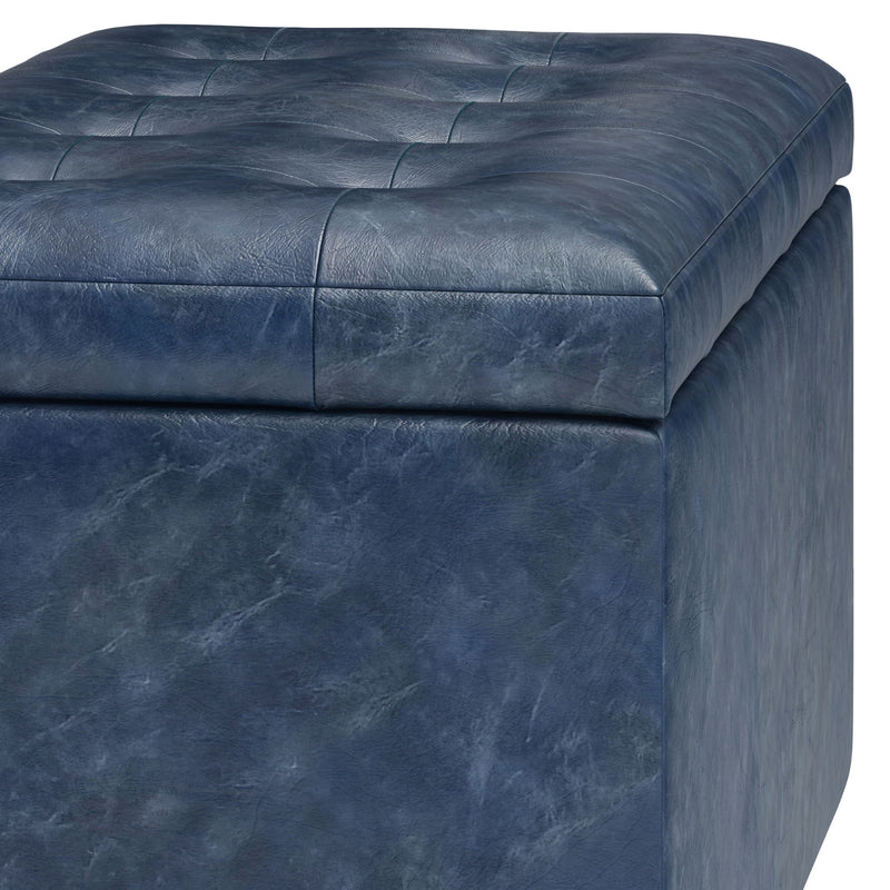 Cosmopolitan - Upholstered Storage Ottoman - R&R Furniture Gallery (Fountain Valley, CA)