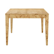 Rectangular dining table by TOV Furniture with natural burl finish, showcasing a stylish and sturdy design for dining spaces.